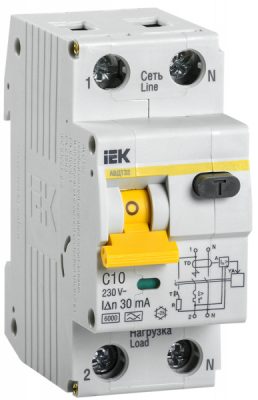 IEK (ИЭК) IEK Дифференциальный автоматический выключатель АВДТ 32 C10