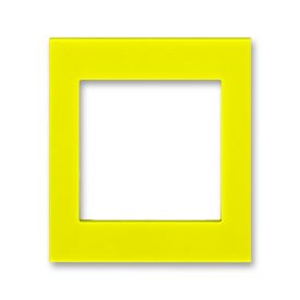 ABB EPJ Levit жёлтый / дымчатый чёрный Сменная панель на многоп. рамку, промеж., , жёлтый
