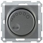 IEK СС10-1-1-Б Светорегулятор поворотный с индикацией 600Вт BOLERO антрацит
