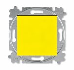 EPJ Levit жёлтый / дымчатый чёрный Выключатель 1-клавишный